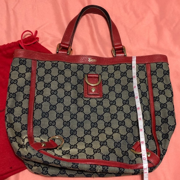 Authentic Gucci GG Jacquard Abbey tote bag - Picture 2 of 8